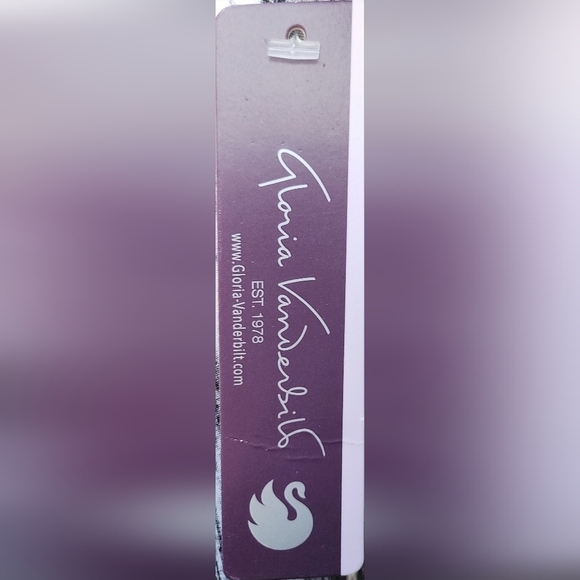 NWT Gloria Vanderbilt Black & White Blouse Size Small - Picture 13 of 14